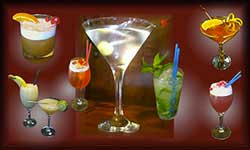 Dry Martini and friends- collage di foto di cocktail preparati da me